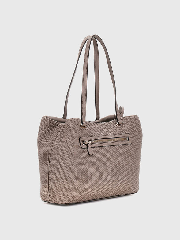 Beige bag with pouch - 2