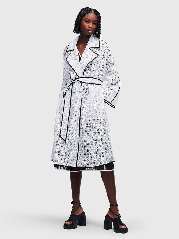 KL lace coat with embroidery - 1