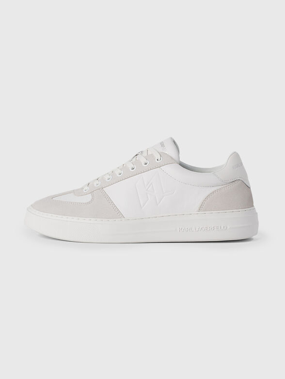 T/KAP M'GRAM leather sneakers with logo details - 1