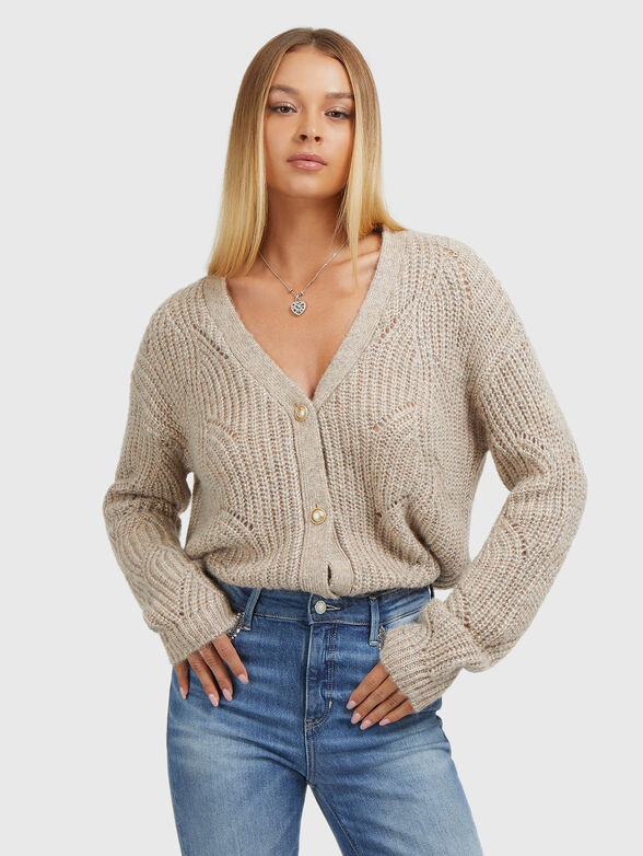 MELANIE cardigan from wool blend - 1