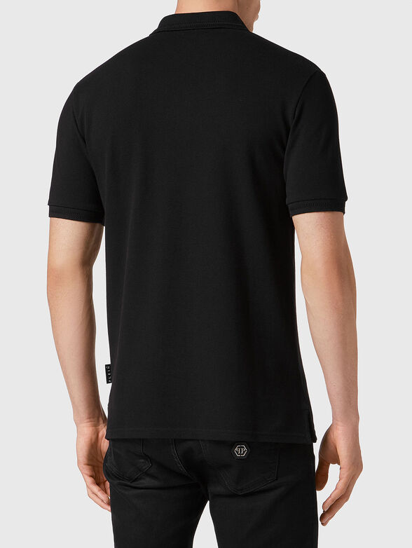 GOTHIC PLEIN polo shirt in black  - 3