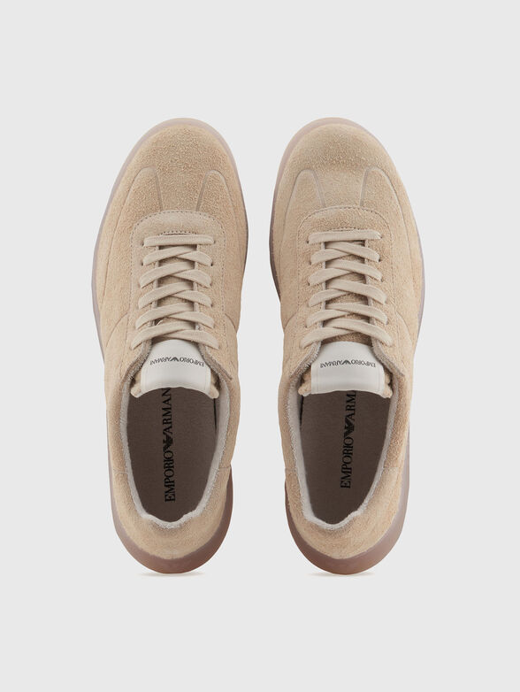 Suede sneakers with transparent sole - 6