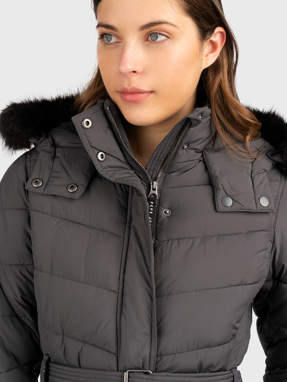 Padded jacket with hood - 6