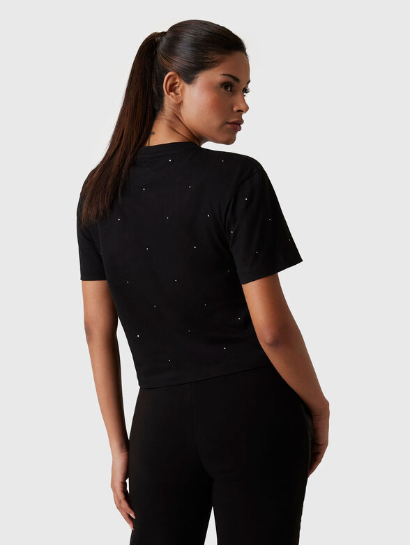 PRIMULA rhinestones T-shirt with oval neckline - 3