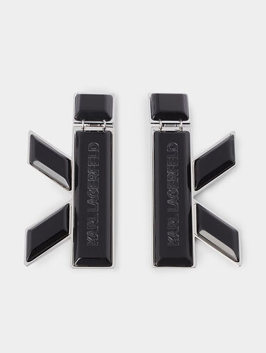 K/KHEOPS earrings in black color - 3