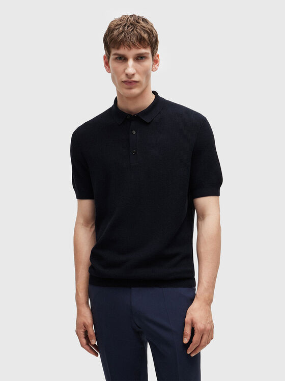 Tricou polo H-DAREMO albastru închis - 1