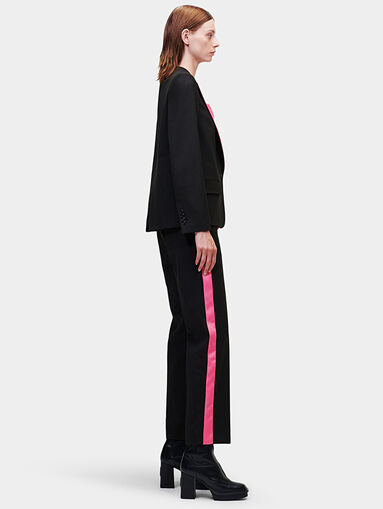Satin jacket with pink accents - 5
