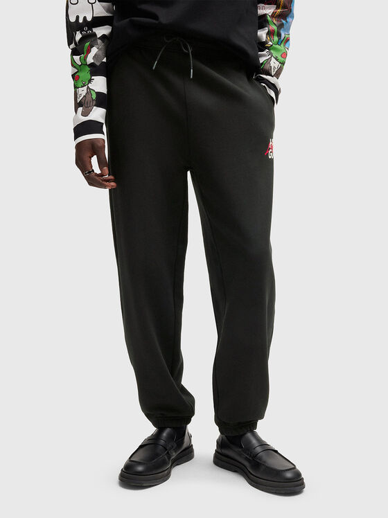 Pantaloni sport cu logo - 1