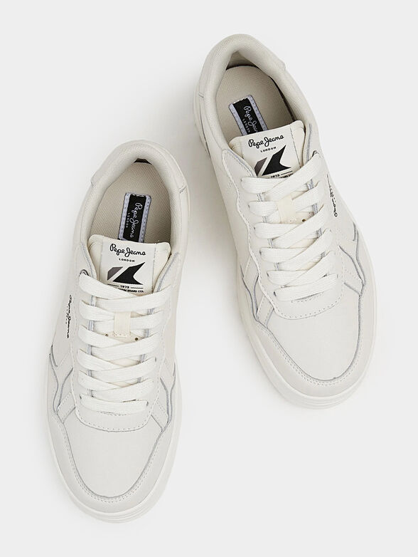 KORE BRITT black leather sports shoes - 6