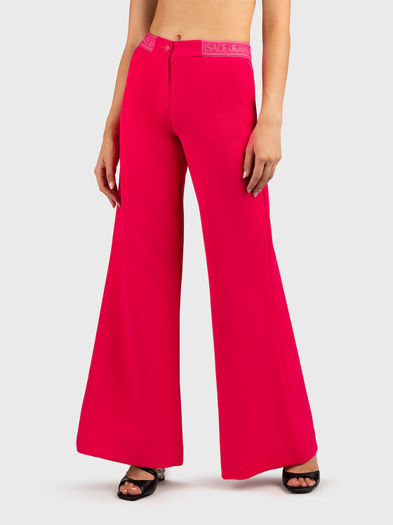 Pantaloni cu accent logo pe talie  - 1