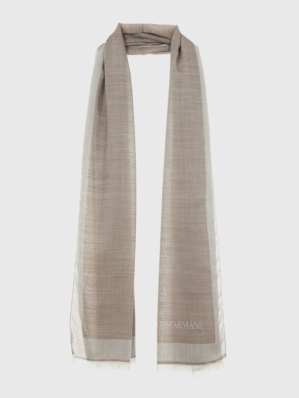 Wool blend scarf - 1
