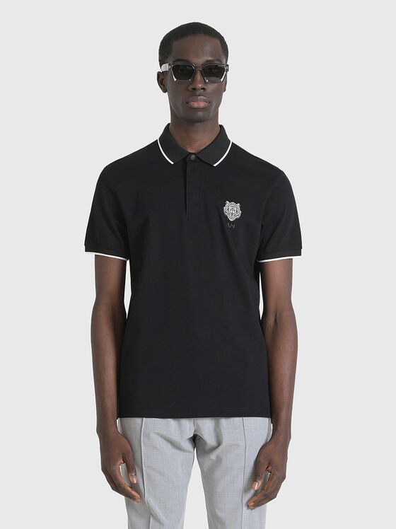 Polo shirt with print and logo detail  - 1
