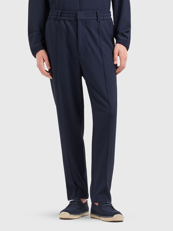 Trousers with elastic waist - 1