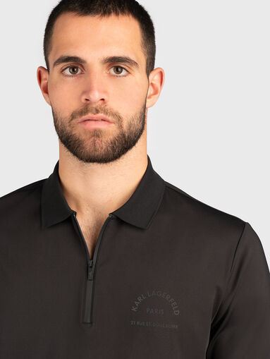 Polo-shirt with zip  - 5