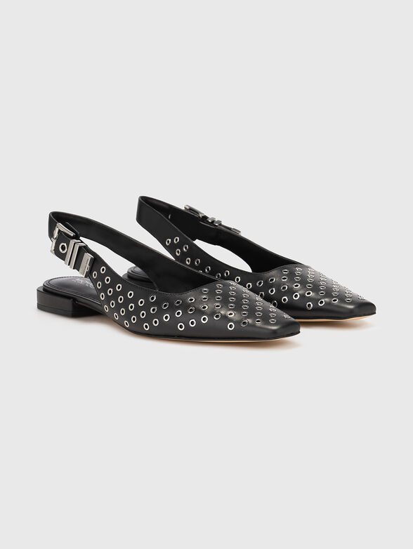 Leather ballet flats - 2