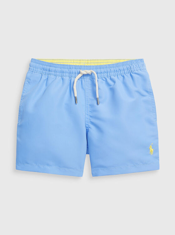 Blue swimsuit with pocket - 1