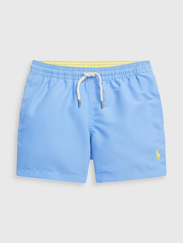 Blue swimsuit with pocket - 1