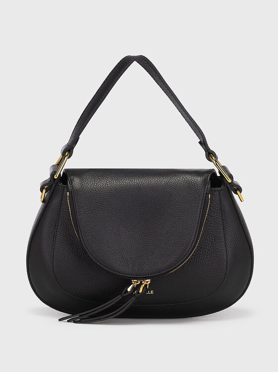 Black leather hobo bag - 1