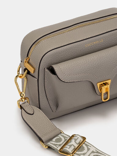 BEAT crossbody bag with textile strap - 5