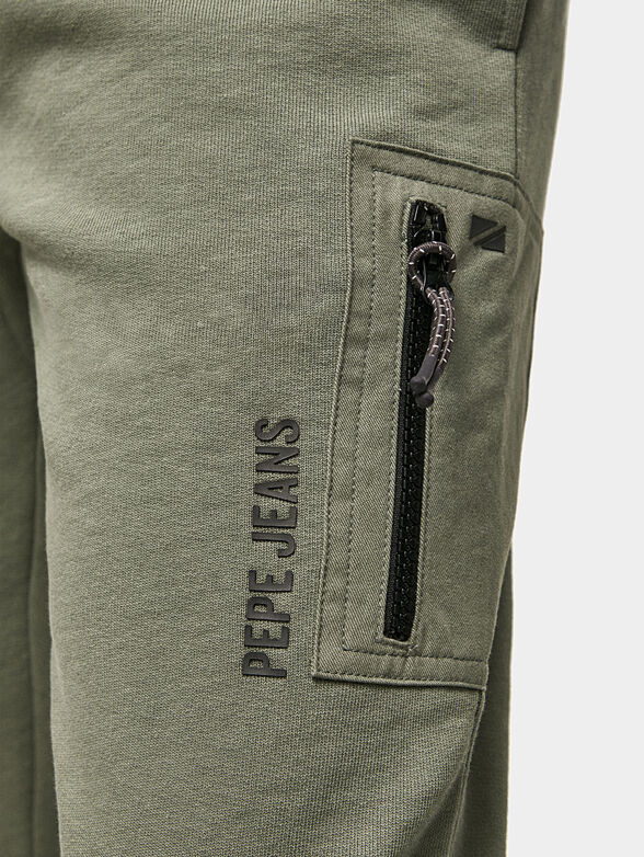STEVEN cotton sports pants - 3