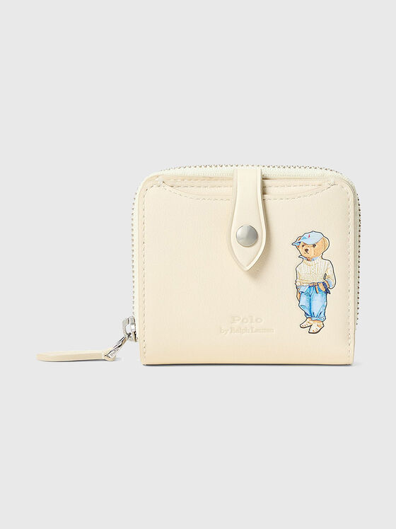 Portofel mic din piele cu imprimeu Polo Bear - 1