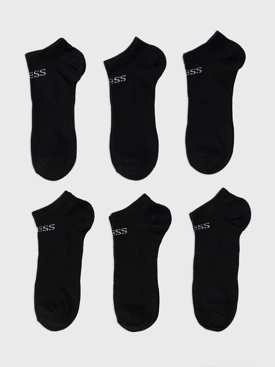 Set de 6 perechi de șosete negre - 1