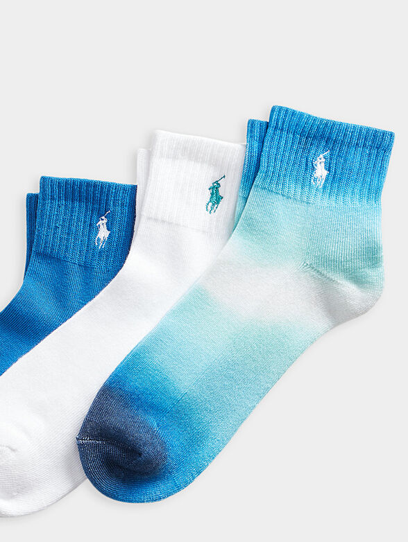 Three pairs of socks with logo - 2