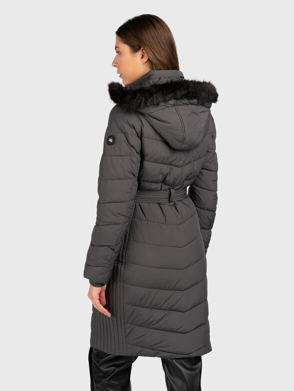 Padded jacket with hood - 2