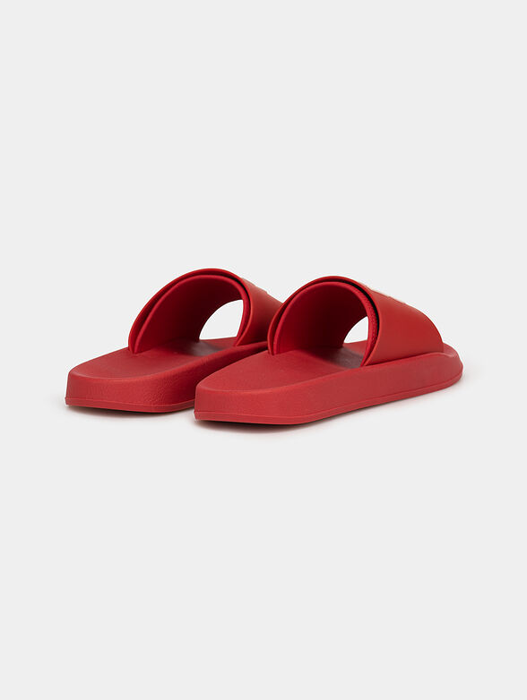 Black beach slides with logo detail - 3