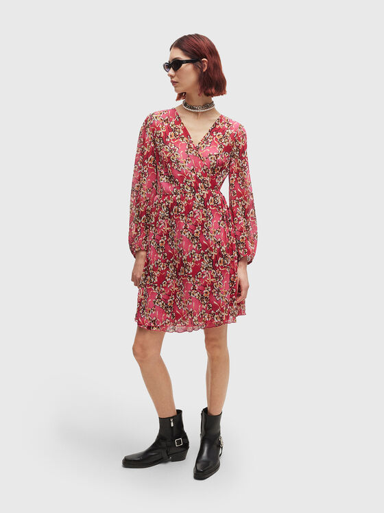 Rochie mini KAHULA cu imprimeu floral - 1
