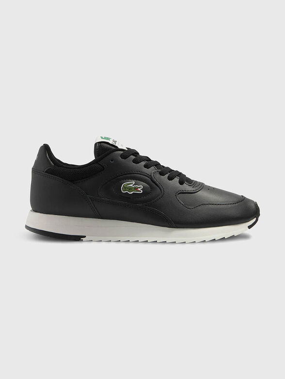 LINETRACK 2231 leather sneakers with logo detail  - 1