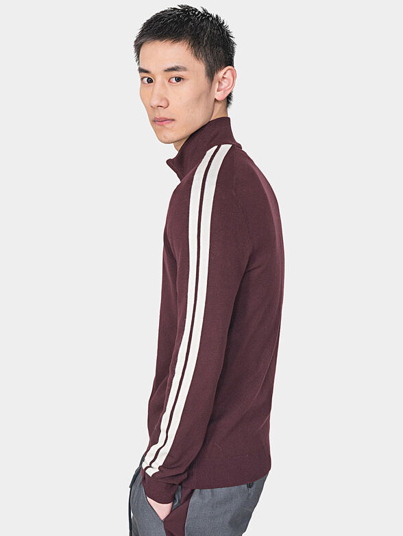 Cardigan with high neck - 4
