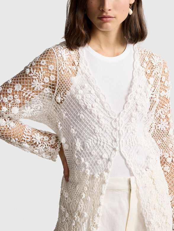 Long lace cardigan - 4