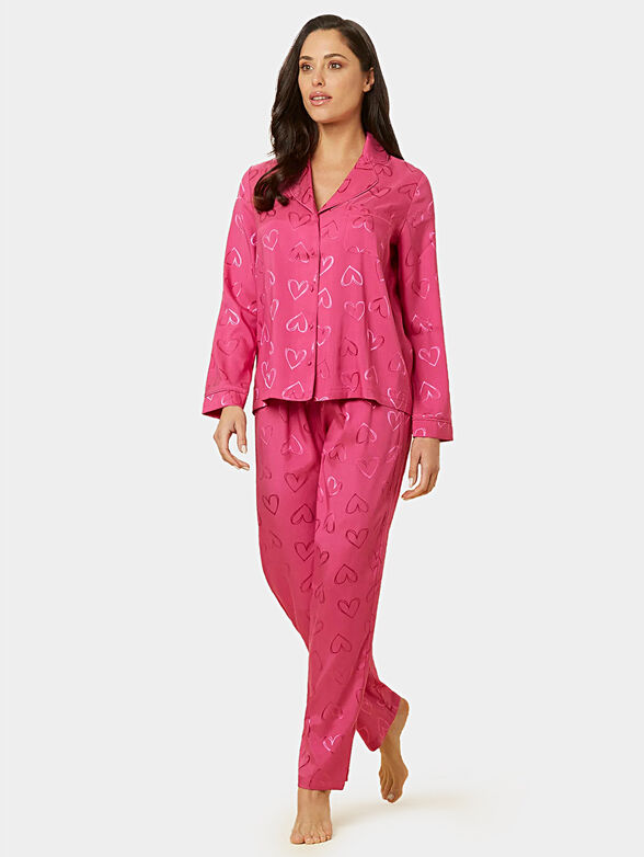 MY HEART pyjamas with monogram print - 1