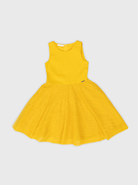 Rochie galbenă cu tul - 1