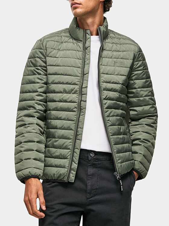 CONNEL green jacket with quilted effect - 1
