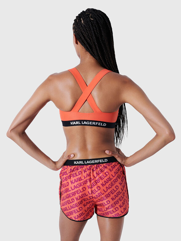 VARSITY sports shorts with logo print - 2