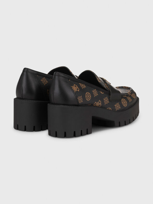 WANYE loafers with metal logo detail - 3