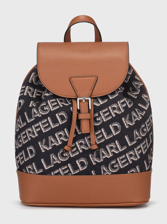 Rucsac K/ESSENTIAL cu logo monogramă imprimată - 1