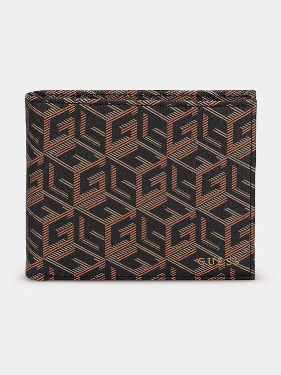 EDERLO wallet with monogram logo print - 1