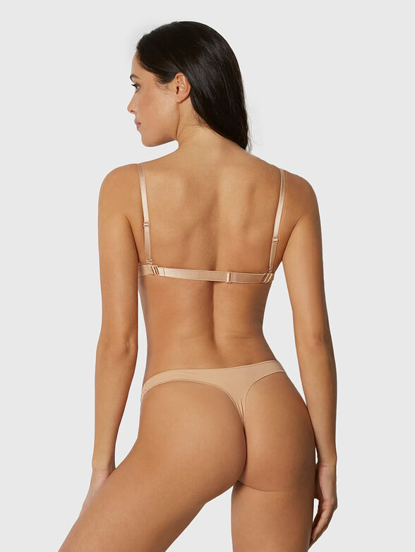 NEW JUSTIN beige bra with removable straps - 3