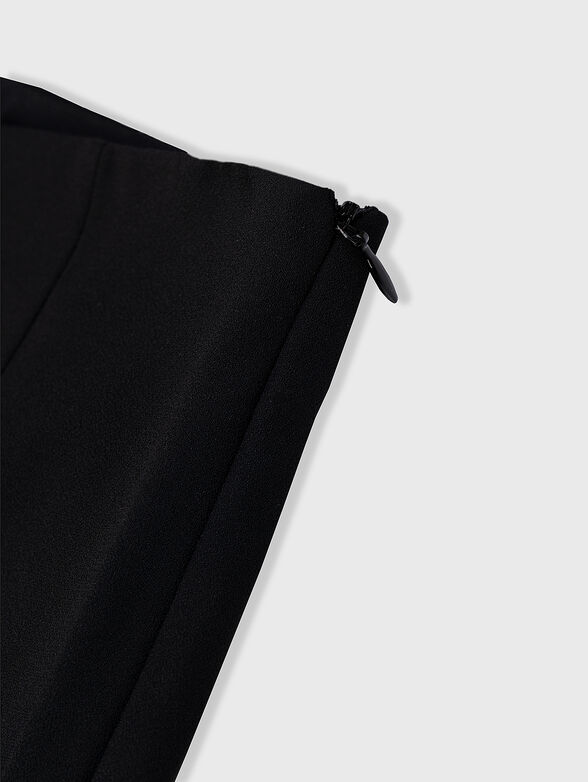 Black trousers with wide legs - 3