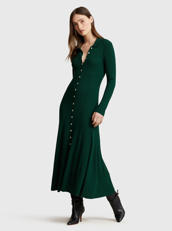 Midi wool dress - 1