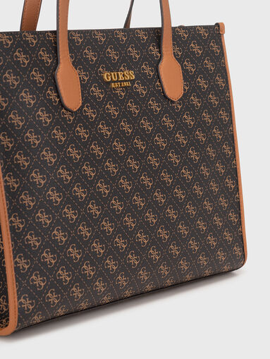 SILVANA bag with monogram print - 4