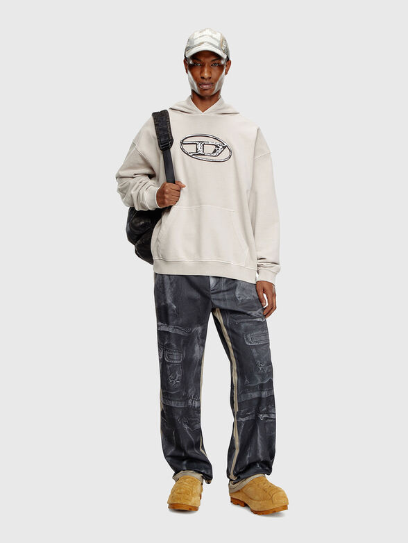 S-BOXT-HOOD-Q7 dark hooded sweatshirt  - 2