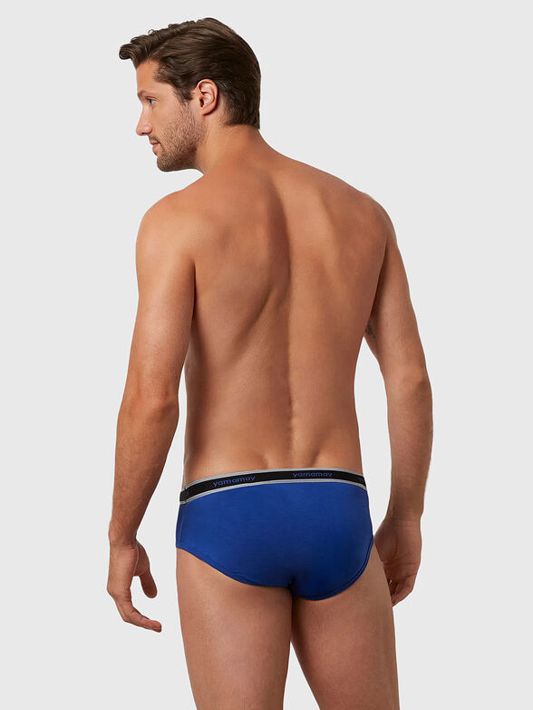 NEW FASHION COLOR black briefs with logo - 2