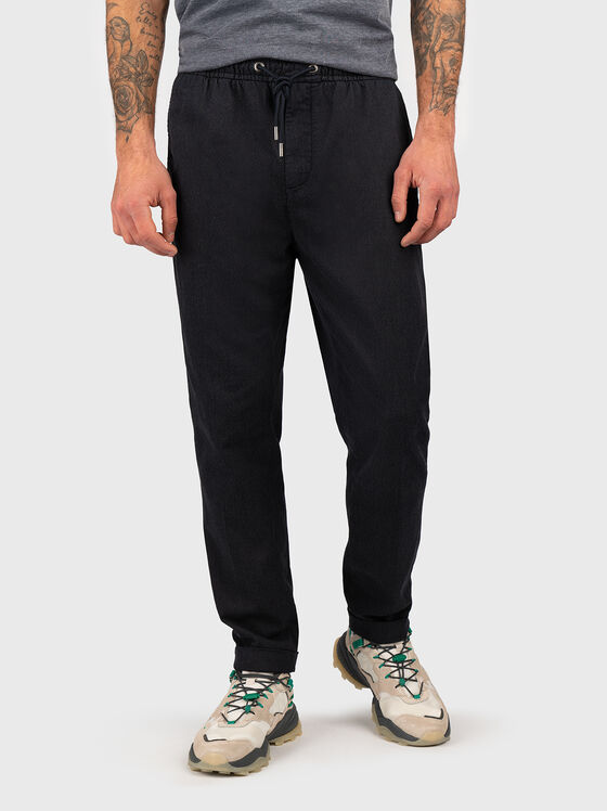 AXEL chino trousers with elastic waist - 1