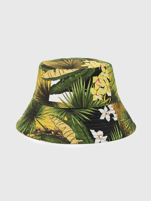 Bucket hat with floral print - 2