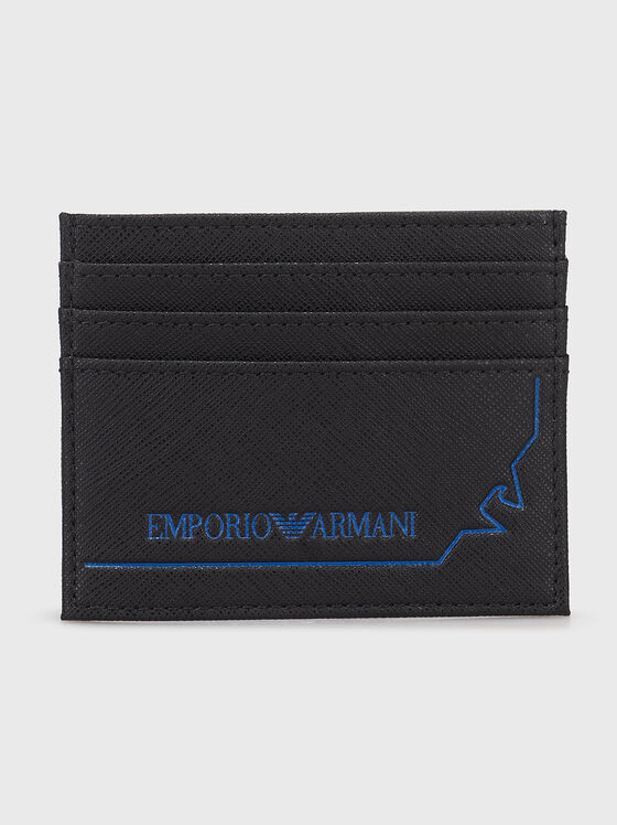 Contrast-logo card holder  - 1