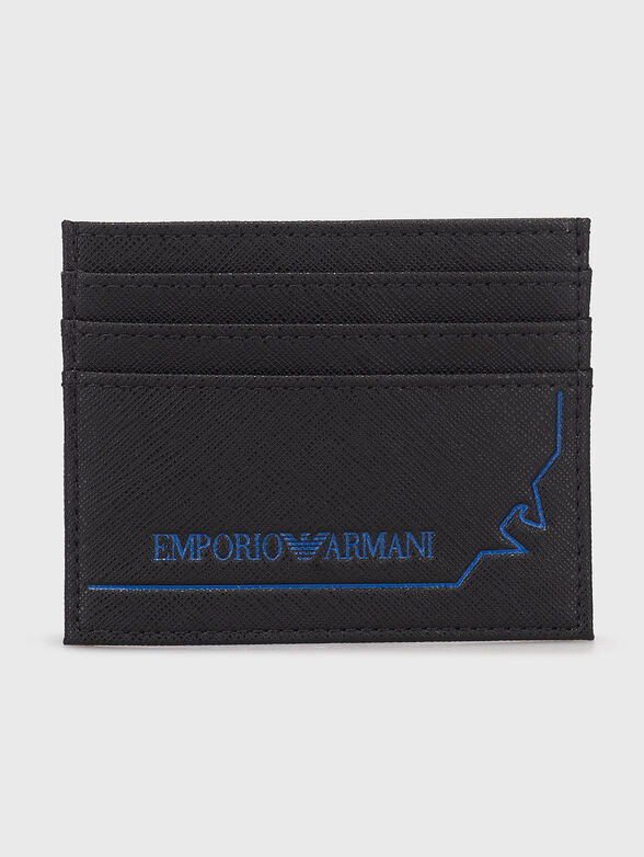 Contrast-logo card holder  - 1